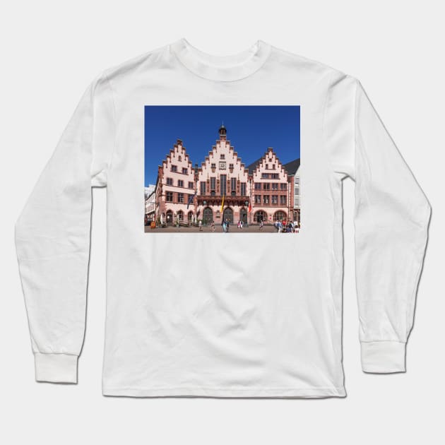 City Hall Römer, Frankfurt Long Sleeve T-Shirt by Kruegerfoto